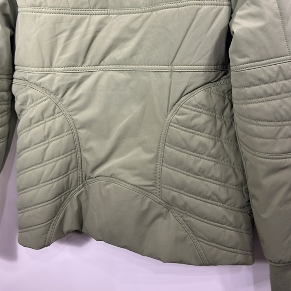 CAbi Olive Green Quilted Puffer Jacket - Picture 10 of 13